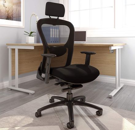 Ergonomic Mesh Office Chair With Headrest