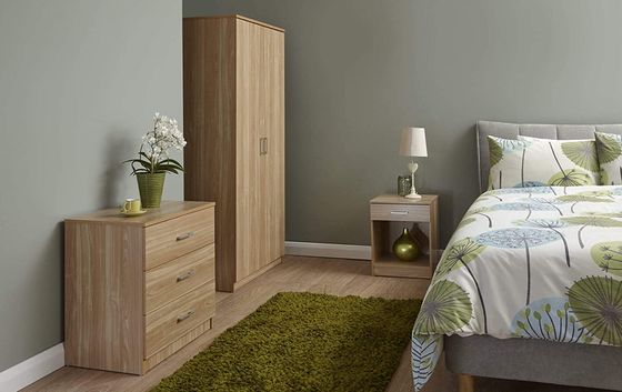 3 Piece Wood Bedroom Furniture Set