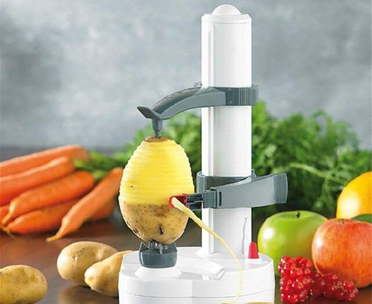 Electric Potato Peeler Tool With Grey Arm