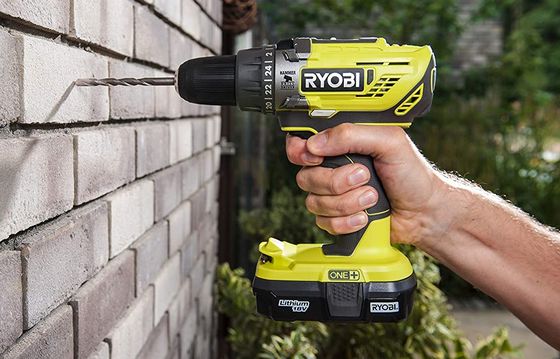Cordless Combi Drill In Yellow And Black