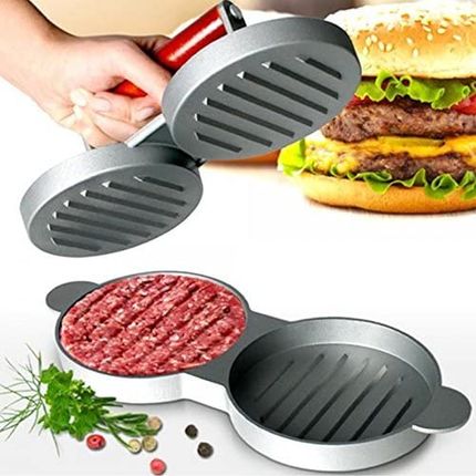 Burger Shaper With Ribbed Design