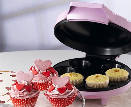 Cupcake Maker With Black Non-Stick Plates