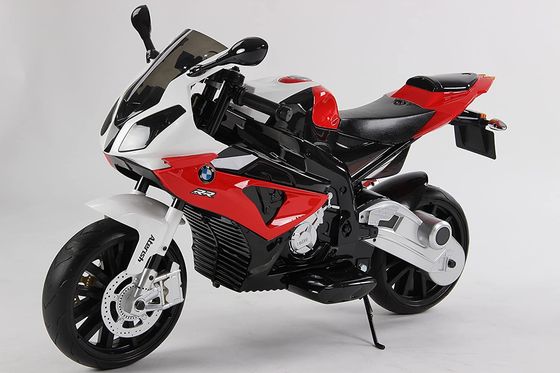 Child's Electric Motorbike With Black Seat