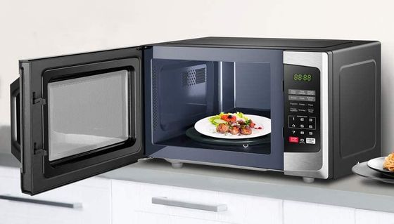 Microwave Oven With Black Handle