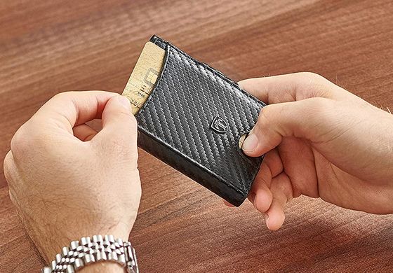 Credit Card RFID Blocking Wallet Carbon