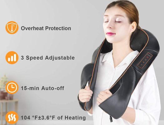 Neck Massage Pillow In All Black