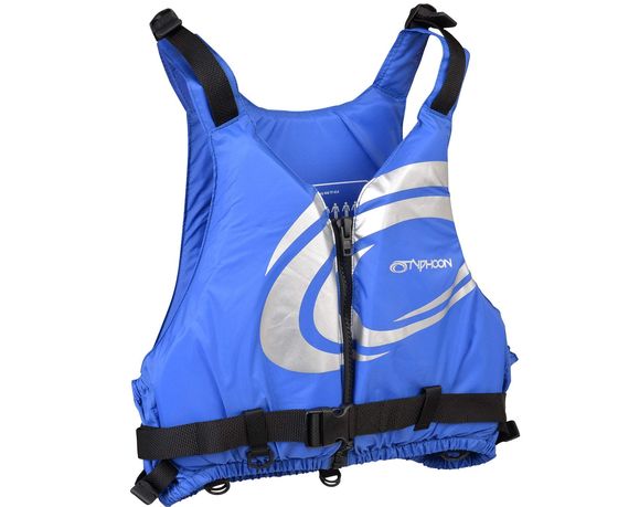 Zipper Kayak Buoyancy Vest In Light Blue