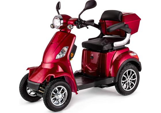 Red 4 Wheeled Electric Scooter