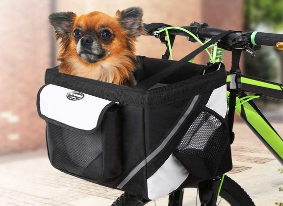 Dog Carrier For Bike In Black