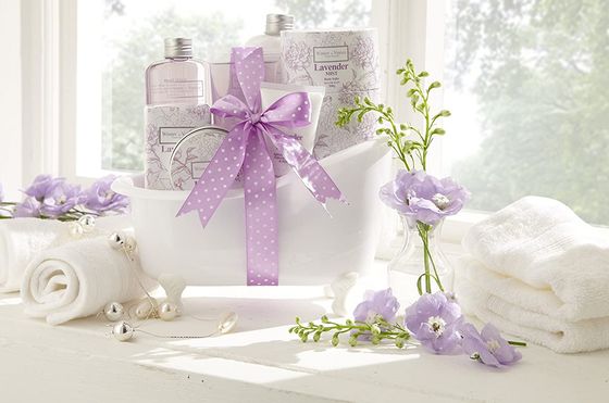 Blue Lavender Mist Bath Gift Set