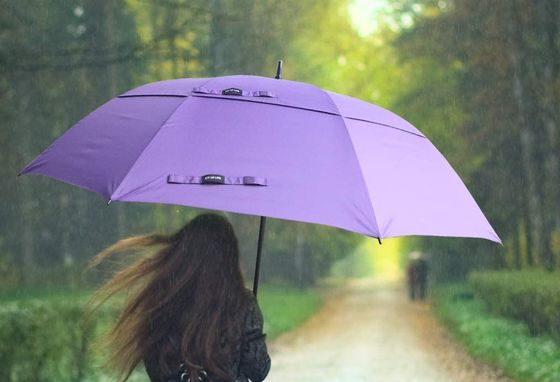 Heavy-Duty Golf Umbrella In Purple