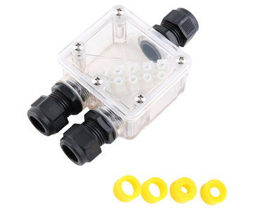 Waterproof Cable Box For Outdoors Transparent
