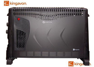 Small Convector Heater With Black Exterior