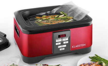 6L Steel Sous Vide Cooker In Red