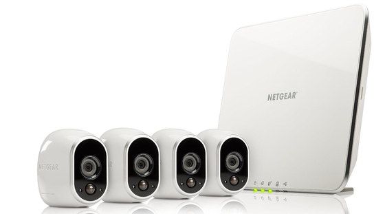4 Smart Wireless Cameras In White Finish