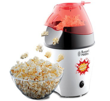 Hot Air Popcorn Maker In Black And White Exterior