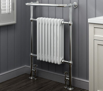 Carbon Steel Heated Bathroom Towel Radiator