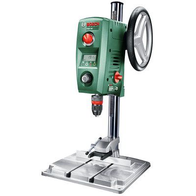 Bench Pedestal Drill In Green With Wheel