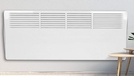 Flat Panel Electric Heater In White Finish