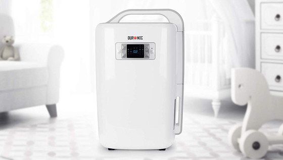 Plug-In Dehumidifier With White Handle