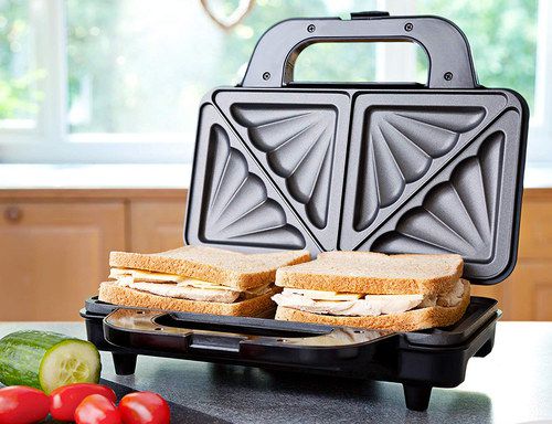 Cool Sandwich Toaster In All Black