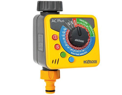 Automatic Water Timer In Yellow And Grey Finish