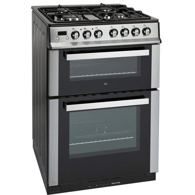 60cm Size Dual Fuel Cooker With Steel Exterior