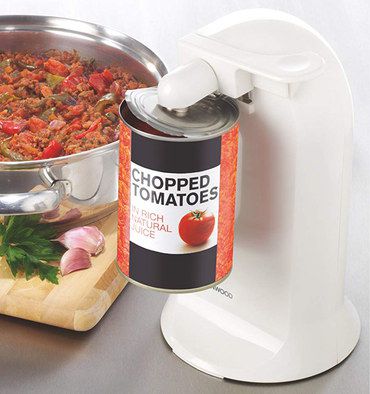 Automatic Can Opener In White Finish