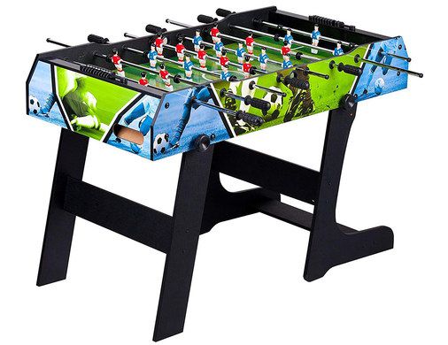 Tabletop Football With Colourd Blue Sides
