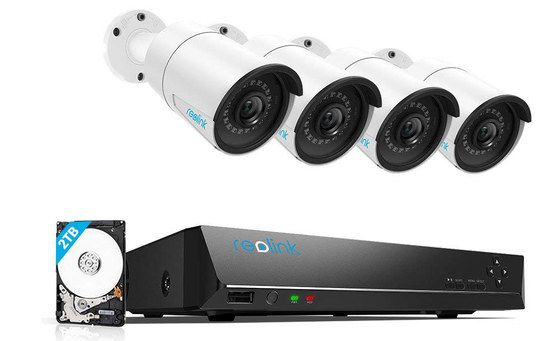 Reolink PoE Cameras With Black Recorder