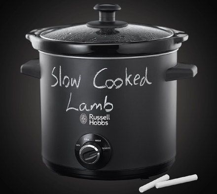 Rounded Slow Cooker With Black Board