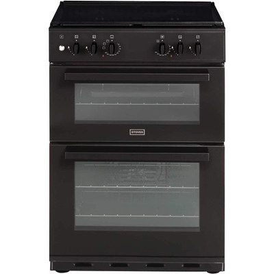 Dual Fuel Double Oven Cooker In Black