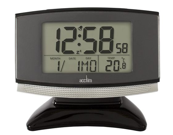 Snooze Alarm Clock With Black Base