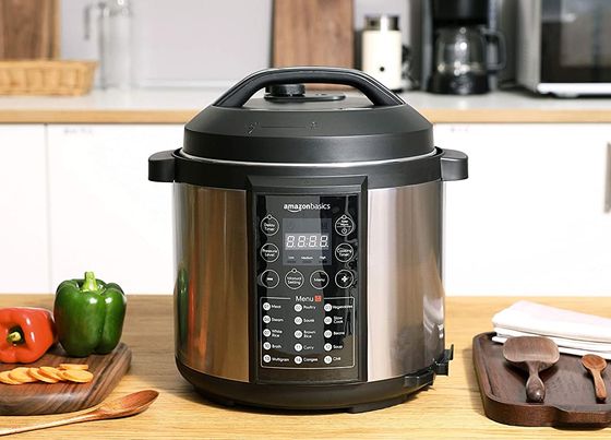 6L High-Tech Pressure Cooker With Red LCD