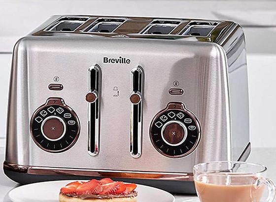 Long Slot Toaster In Glossy Finish