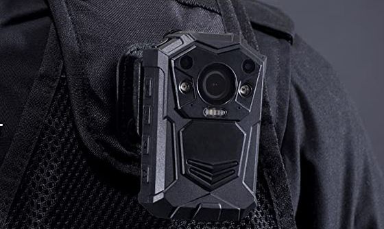 Tough Black Body Camera On Uniform