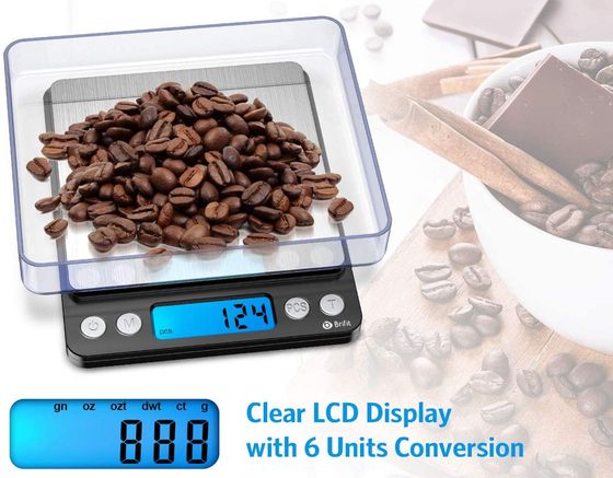 Digital Food Scale With Blue LCD