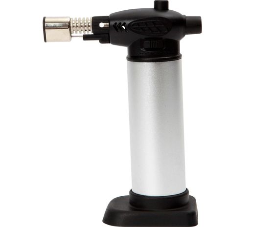 Dexam Compact Cooking Blow Torch In Polished Silver Effect