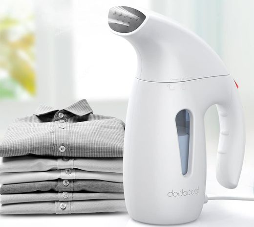 Portable Steam Cleaner With White Dress