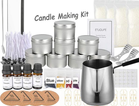 Candle Making Kit For Beginners With Tins
