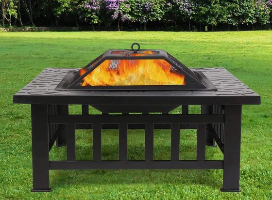 Stainless Steel Fire Pit With Cover
