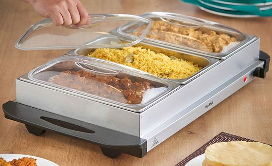 Hot Plate Food Warmer With 4 Legs