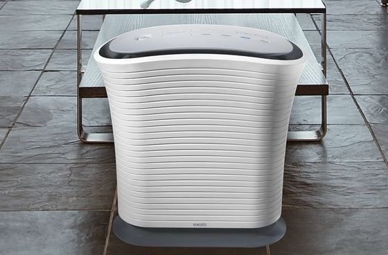 HEPA Home Air Purifier In White And Black