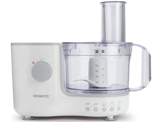 Steel Blade Food Processor With See-Through Container