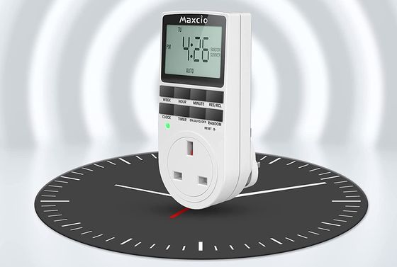 Digital Plug Socket In White
