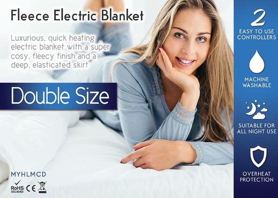 Double Electric Under Blanket With Woman On Top