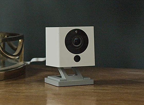 Square Shaped CCTV Camera In White