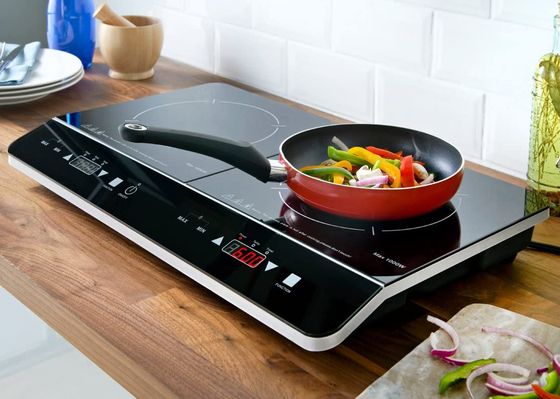 Dual Induction Cooking Hob With Controls