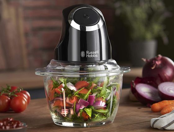 Vegetable Chopper In Black And Red Finish