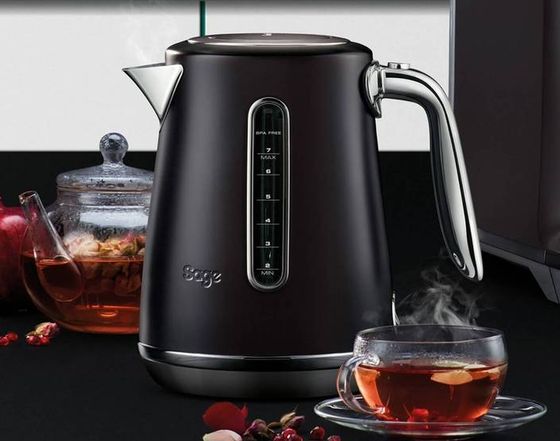 Kettle With Temperature Gauge Controls On Base